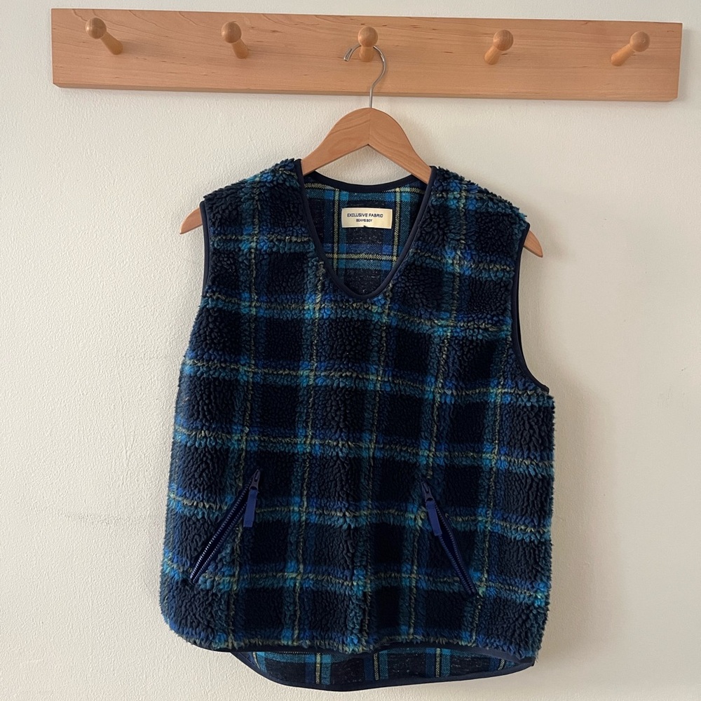Beams Boy Plaid Vest
